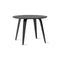 Round Dining Table  option Classic Ebony (Ebonized Walnut)