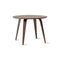 Round Dining Table  option Classic Walnut