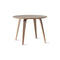 Round Dining Table  option Natural Walnut