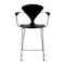 Stool with Arms  option Ebony Lacquer