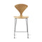 Stool with Chrome Base  option White Oak Rift Cut