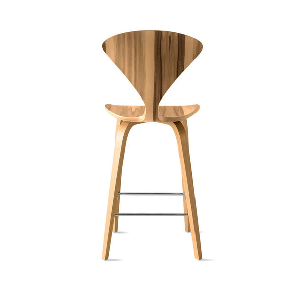 Stool with Wood Base