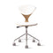 Task Office Chair - Upholstered Seat and Back  option White Oak