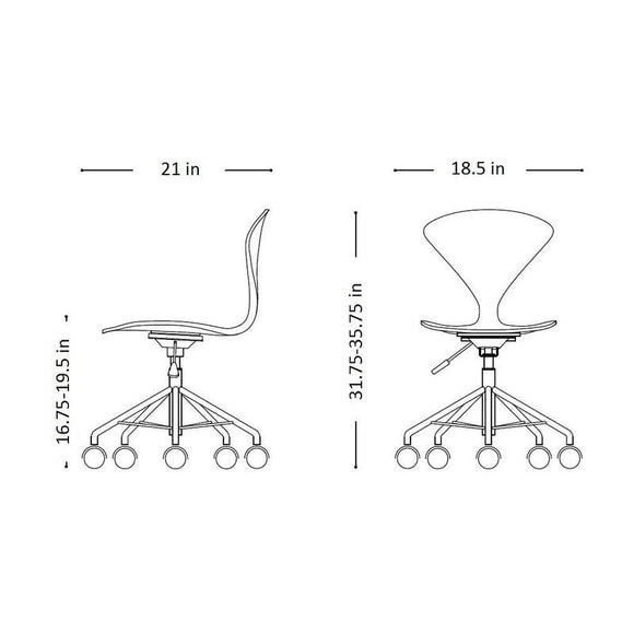 Task Office Chair - Fully Upholstered