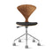 Task Office Chair - Upholstered Seat  option Spinybeck Leather Velluto Pelle Black