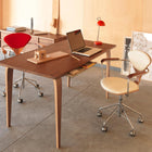 Task Office Chair with Arms - Upholstered Seat and Back