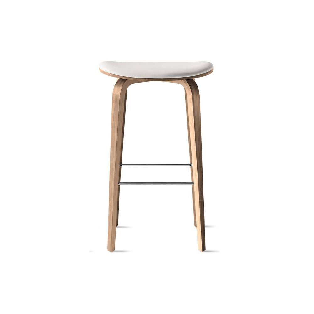 Under Counter Upholstered Wood Stool