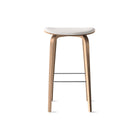 Under Counter Upholstered Wood Stool