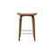 Under Counter Wood Stool  option Classic Walnut