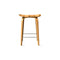 Under Counter Wood Stool  option Red Gum
