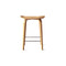 Under Counter Wood Stool  option White Oak Rift