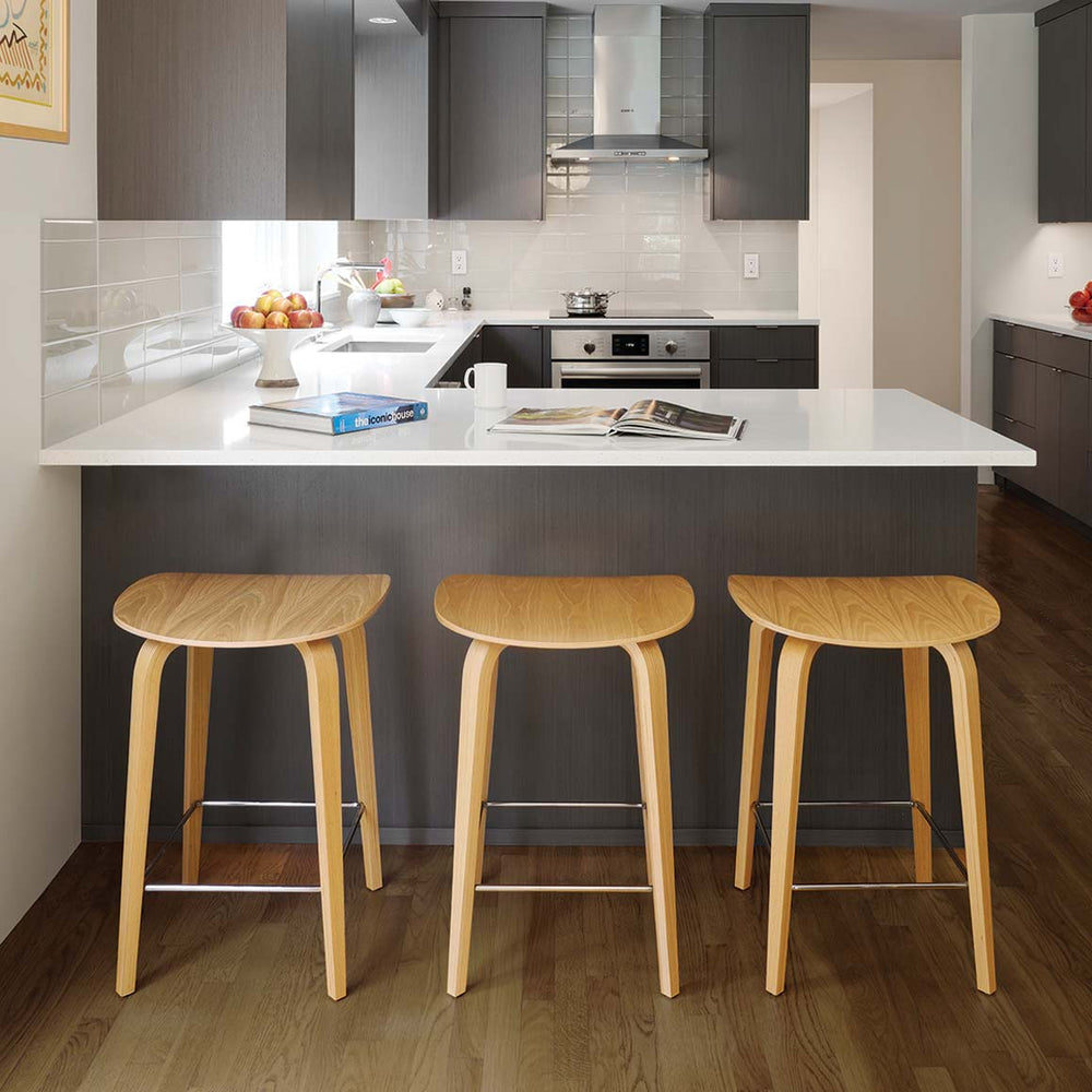 Under Counter Wood Stool
