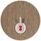 Bamboo Table Mat Round (Set of 4)  option Camel