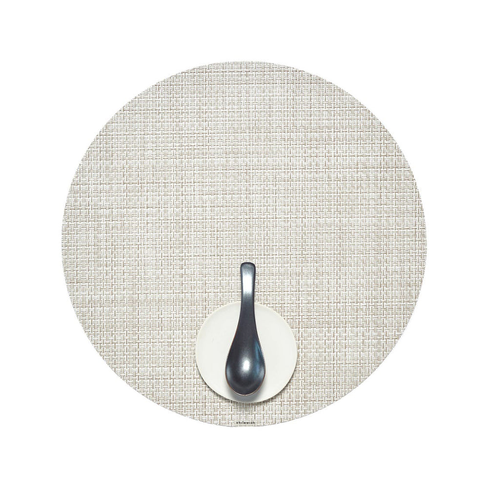 Basketweave Round Placemat (Set of 4)