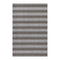 Boardwalk Stripe Indoor/Outdoor Shag Mat  option Walnut