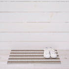 Boardwalk Stripe Indoor/Outdoor Shag Mat