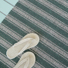 Boardwalk Stripe Indoor/Outdoor Shag Mat