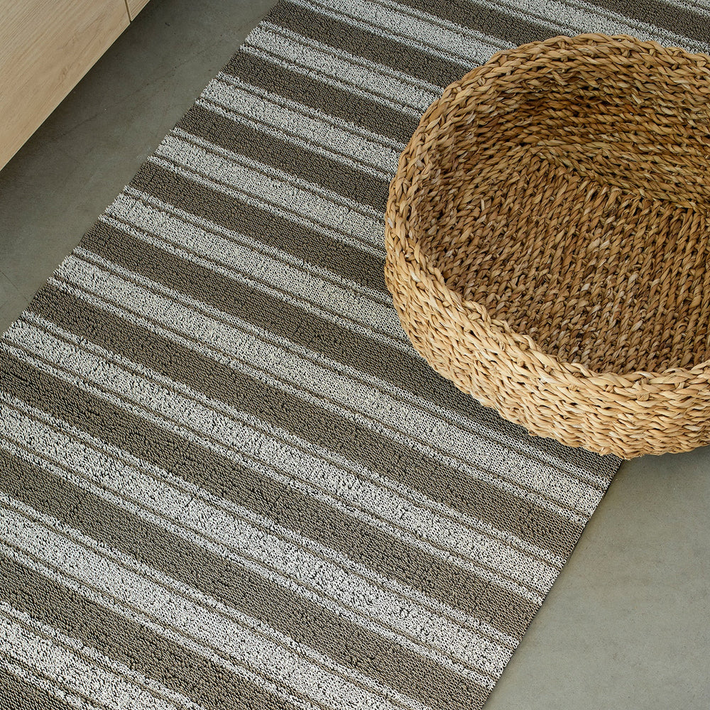 Boardwalk Stripe Indoor/Outdoor Shag Runner