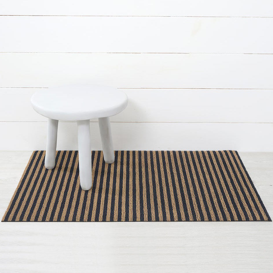 Breton Stripe Shag Mat