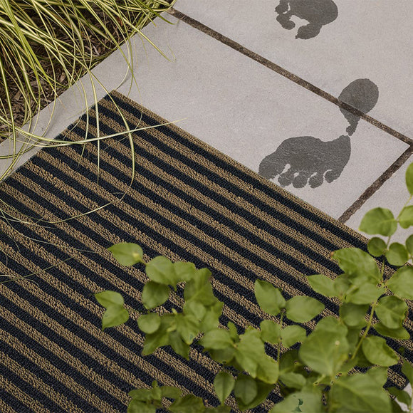Breton Stripe Shag Mat