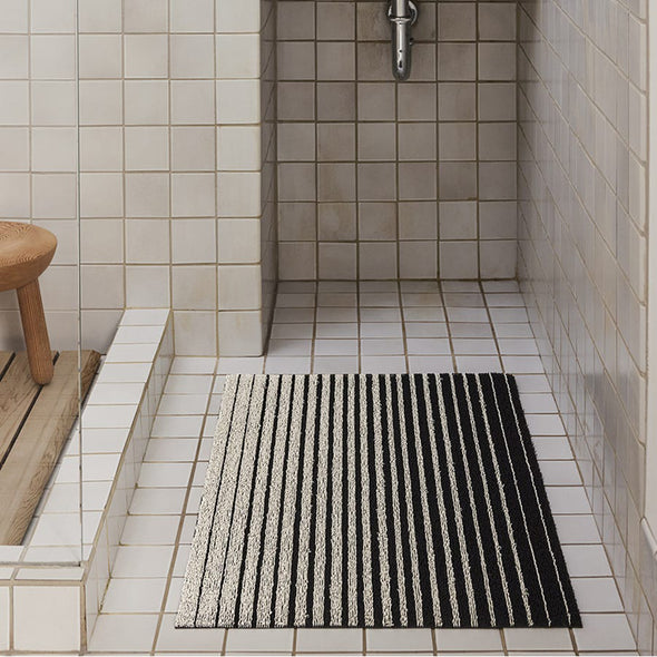 Domino Stripe Shag Mat