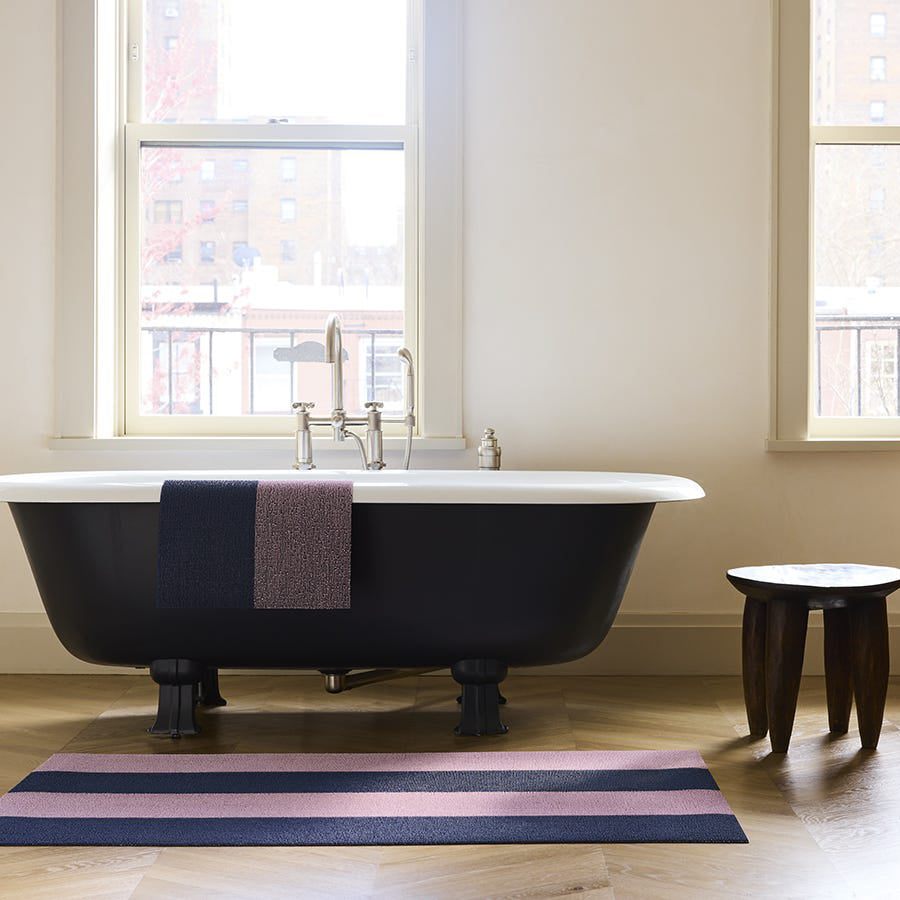 Duo Stripe Shag Mat