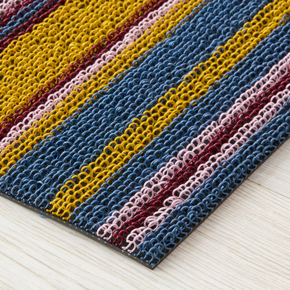 Echo Stripe Shag Floormat