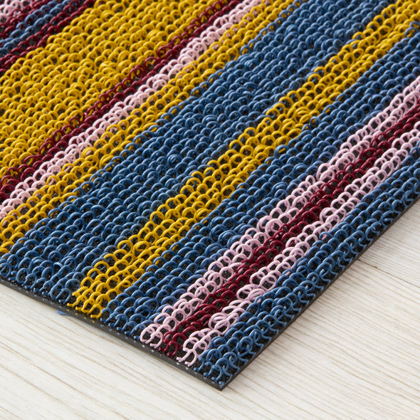 Echo Stripe Shag Floormat