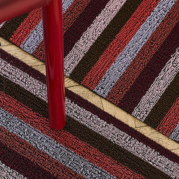 Chilewich Even Stripe Shag Mat - 2Modern