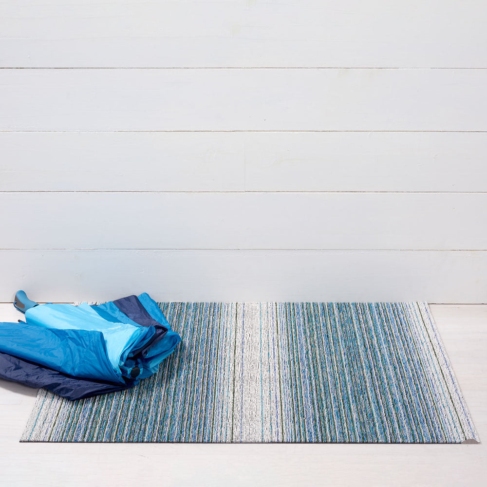 Fade Stripe Indoor/Outdoor Shag Floormat