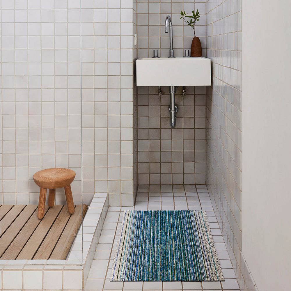 Fade Stripe Indoor/Outdoor Shag Floormat