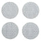 Martha Stewart Boxwood Round Coaster (Set of 4)  option Abalone