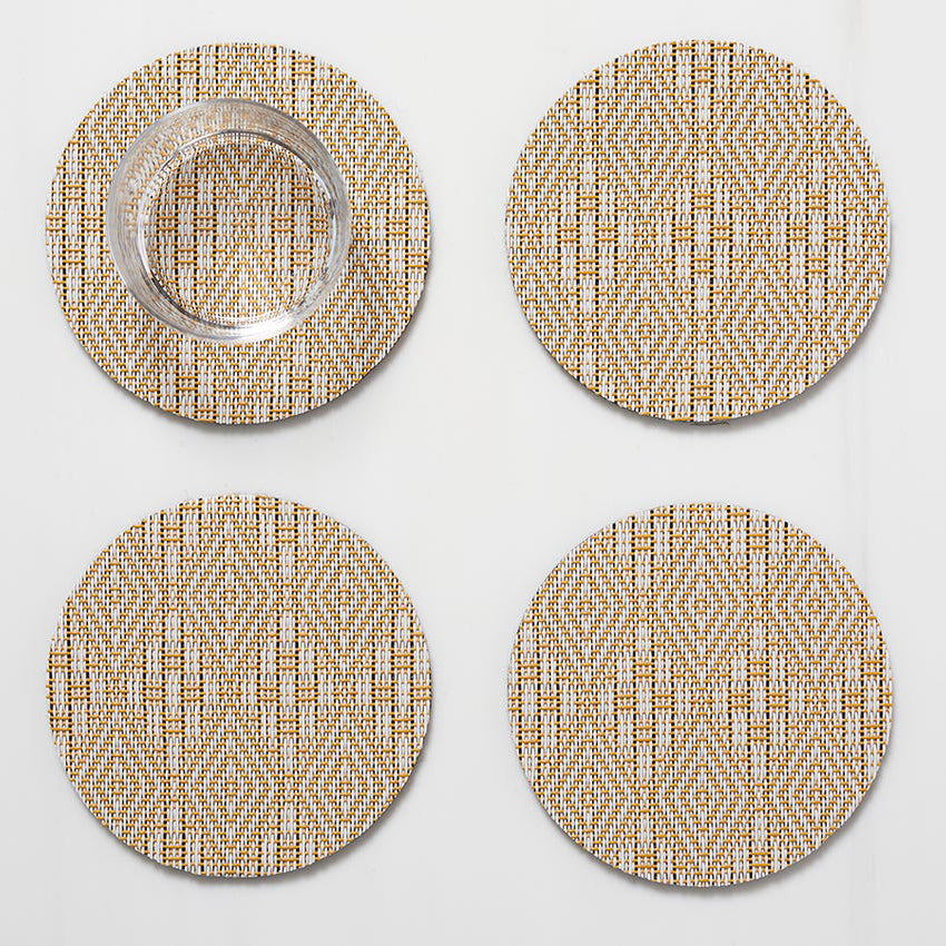 Martha Stewart Boxwood Round Coaster (Set of 4)
