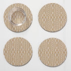 Martha Stewart Boxwood Round Coaster (Set of 4)