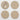 Martha Stewart Boxwood Round Coaster (Set of 4)