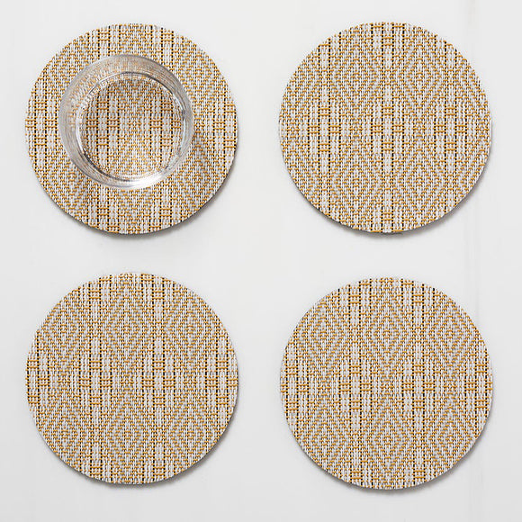 Martha Stewart Boxwood Round Coaster (Set of 4)