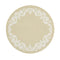 Martha Stewart Scroll Round Placemat (Set of 4)  option Wheat