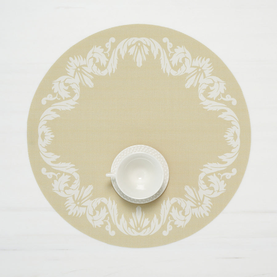 Martha Stewart Scroll Round Placemat (Set of 4)