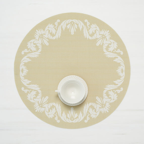 Martha Stewart Scroll Round Placemat (Set of 4)