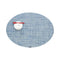 Mini Basket Oval Table Mat (Set of 4)  option Chambray