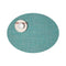 Mini Basket Oval Table Mat (Set of 4)  option Turquoise