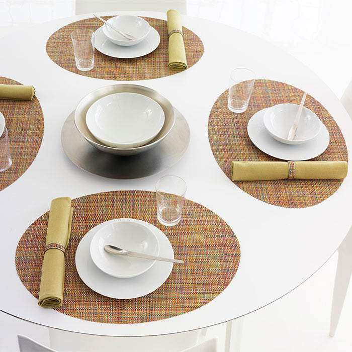 Chilewich Mini Basket Oval Table Mat (Set of 4) - 2Modern