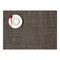Mini Basket Table Mat (Set of 4)  option Dark Walnut