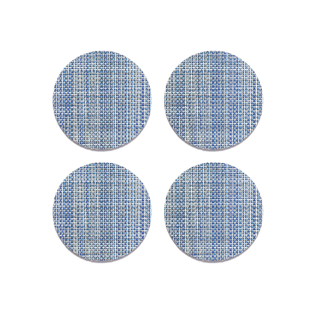 Mini Basketweave Round Coaster (Set of 4)