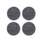 Mini Basketweave Round Coaster (Set of 4)  option Cool Grey