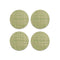 Mini Basketweave Round Coaster (Set of 4)  option Dill