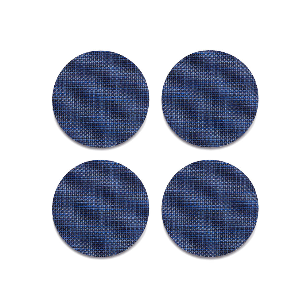 Mini Basketweave Round Coaster (Set of 4)