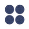 Mini Basketweave Round Coaster (Set of 4)  option Indigo