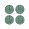 Mini Basketweave Round Coaster (Set of 4)  option Ivy