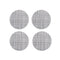 Mini Basketweave Round Coaster (Set of 4)  option Mist